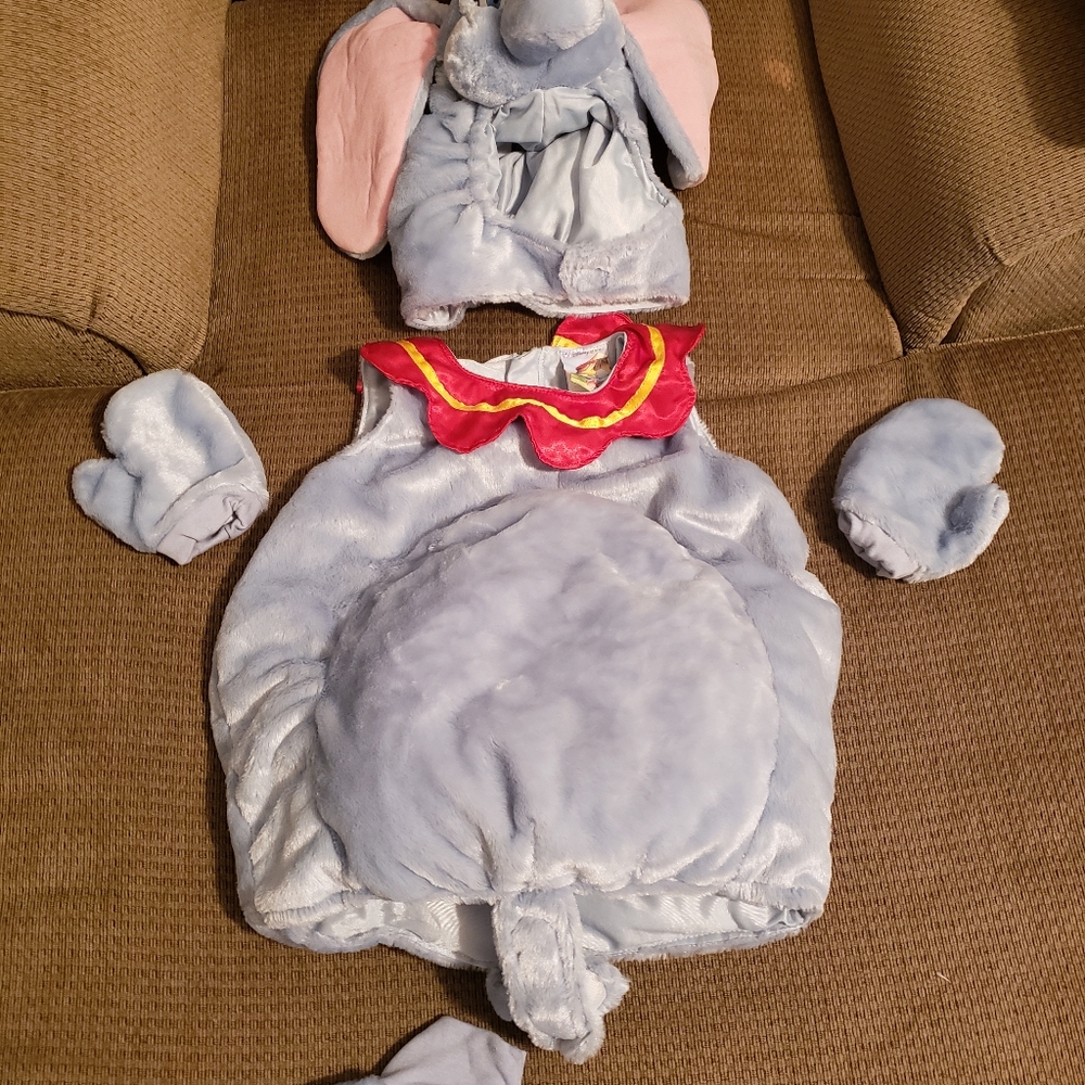 Disney store Dumbo Halloween costume 24-36 months toddler child